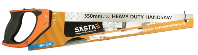 Sasta 550mm Handsaw Ptfe Black