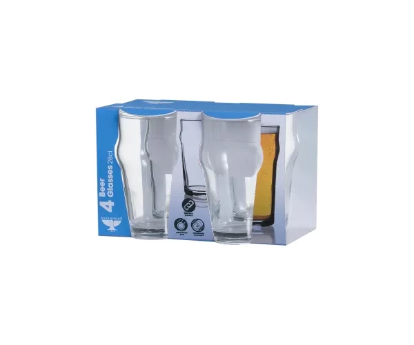 Essentials Sleeve Of 4 Nonik Glasses 28cl