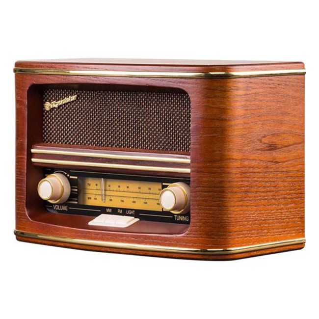 Vintage Style Radio T/load Cd-mp3 Led Usb Recorder
