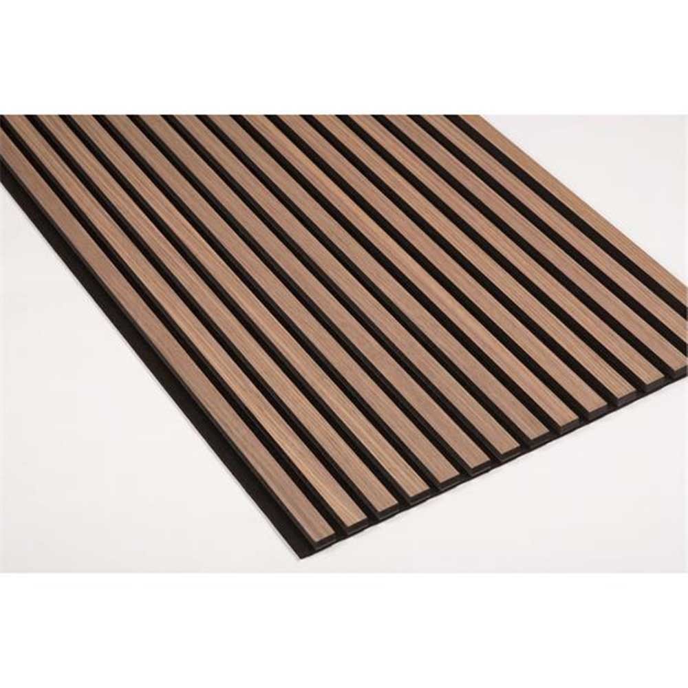 Walnut Acoustic Wall Panel 2.4m X 605mm X 22mm