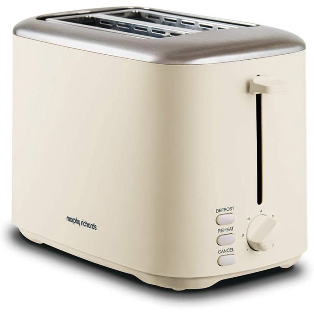Morphy Richards Equip  Metalic 2 Slice Toaster Cream