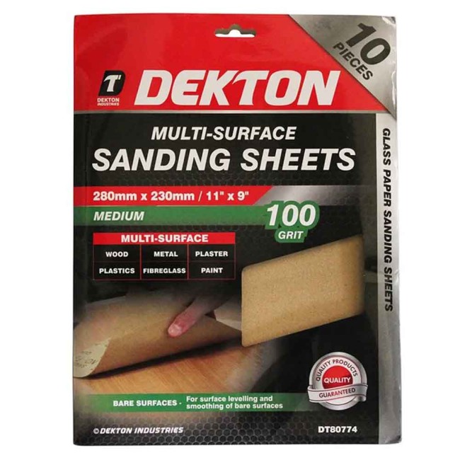 dekton-medium-100-grit-sandpaper-10-sheets-230-x-280mm-multi-surface