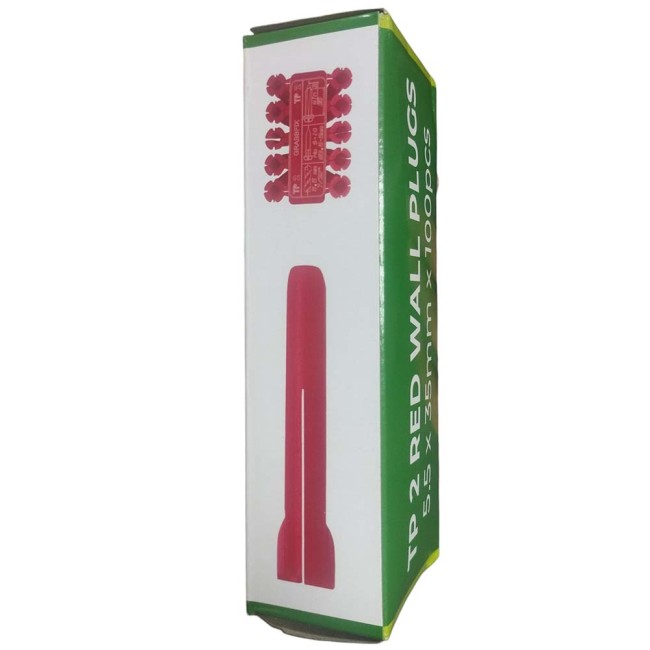 tp2-red-wall-plug-5-5mm-grabbfix-100pk