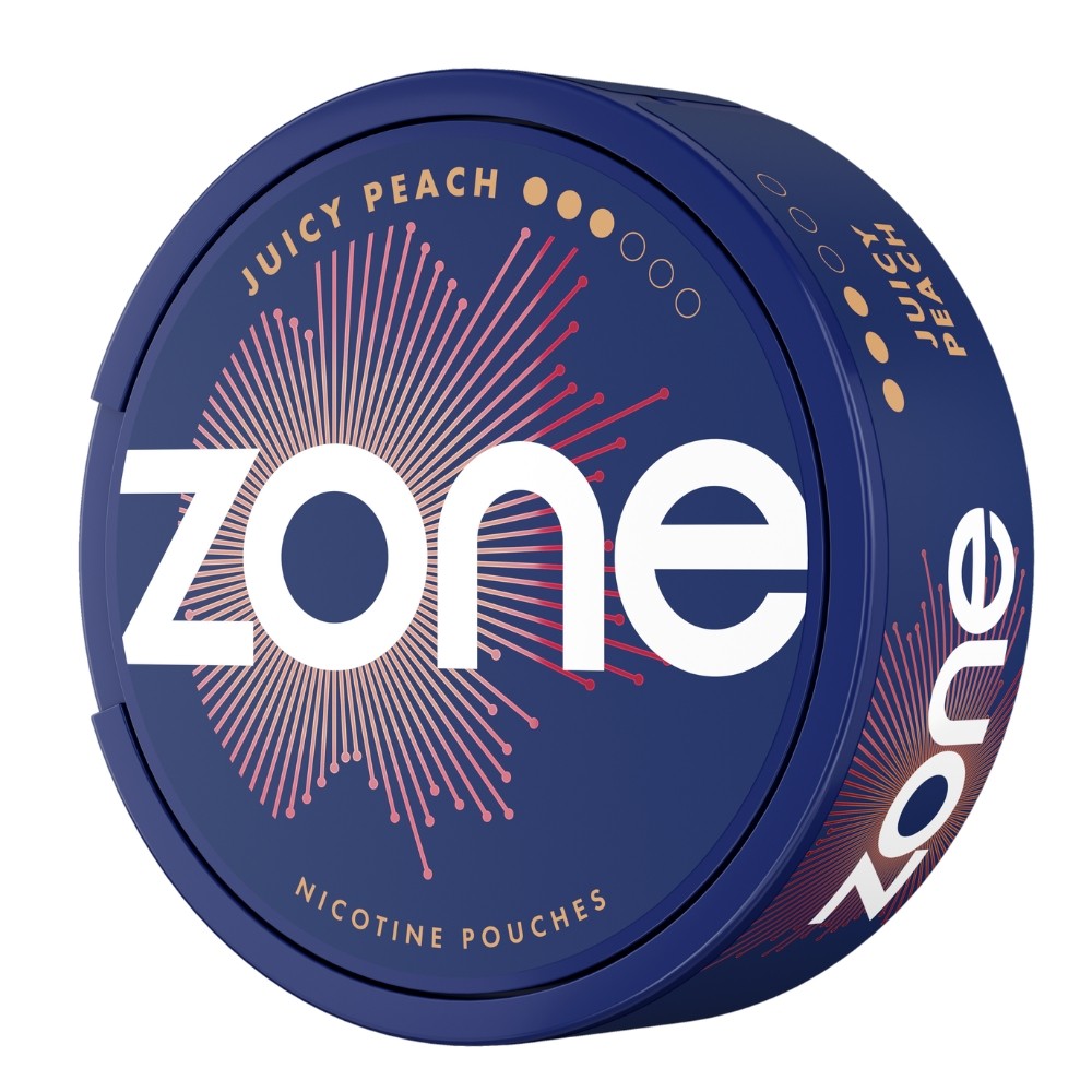Zone Juicy Peach Nicotine Pouches 10mg