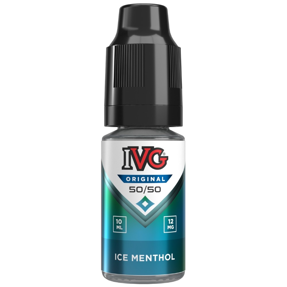 IVG 50:50 Ice Menthol 10ml - 12mg E-liquid