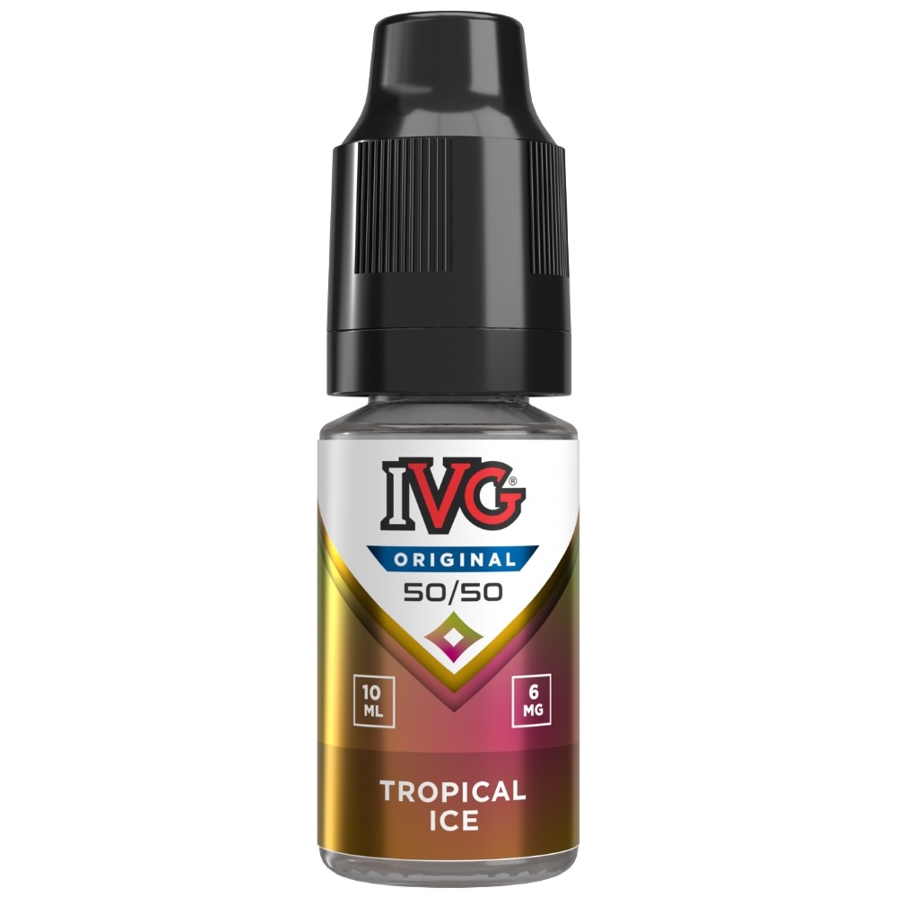 IVG 50:50 Tropical Ice Blast 10ml - 6mg E-liquid