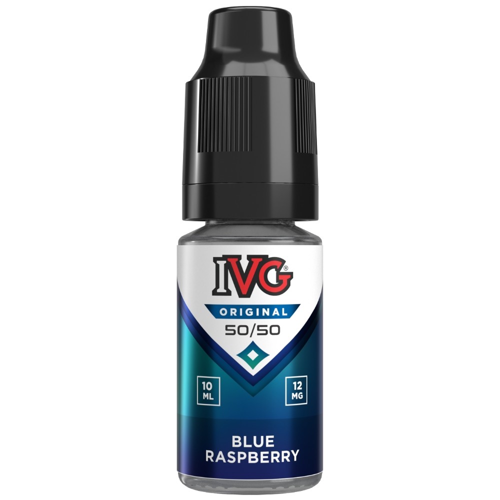 IVG 50:50 Blue Raspberry 10ml - 12mg E-liquid