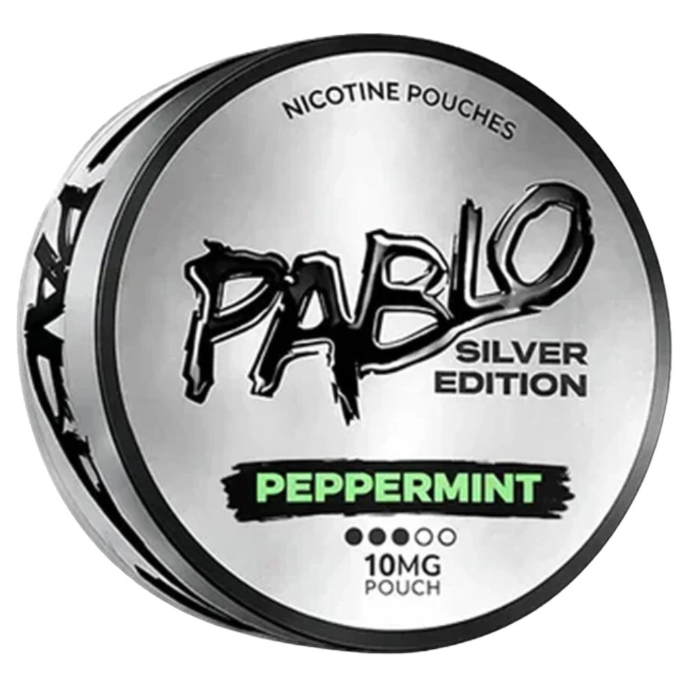 Pablo Silver Edition Peppermint Nicotine Pouches 10mg