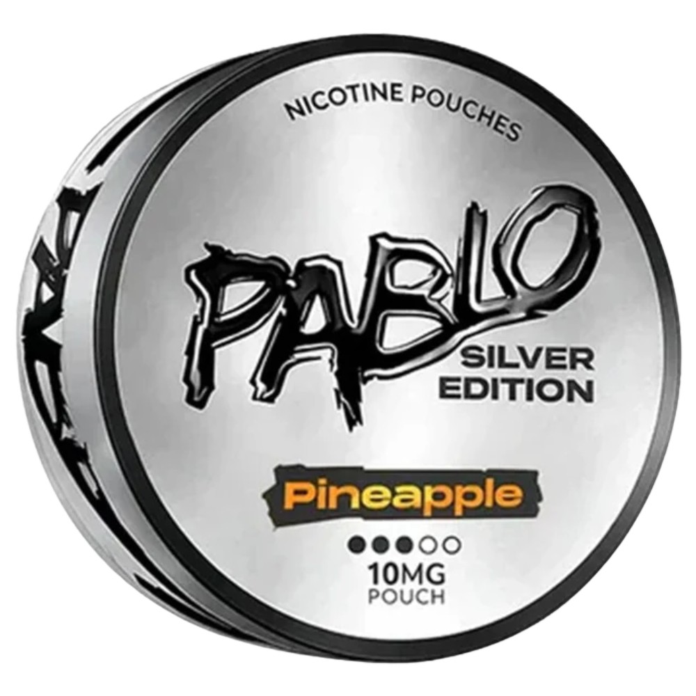 Pablo Silver Edition Pineapple Nicotine Pouches 10mg