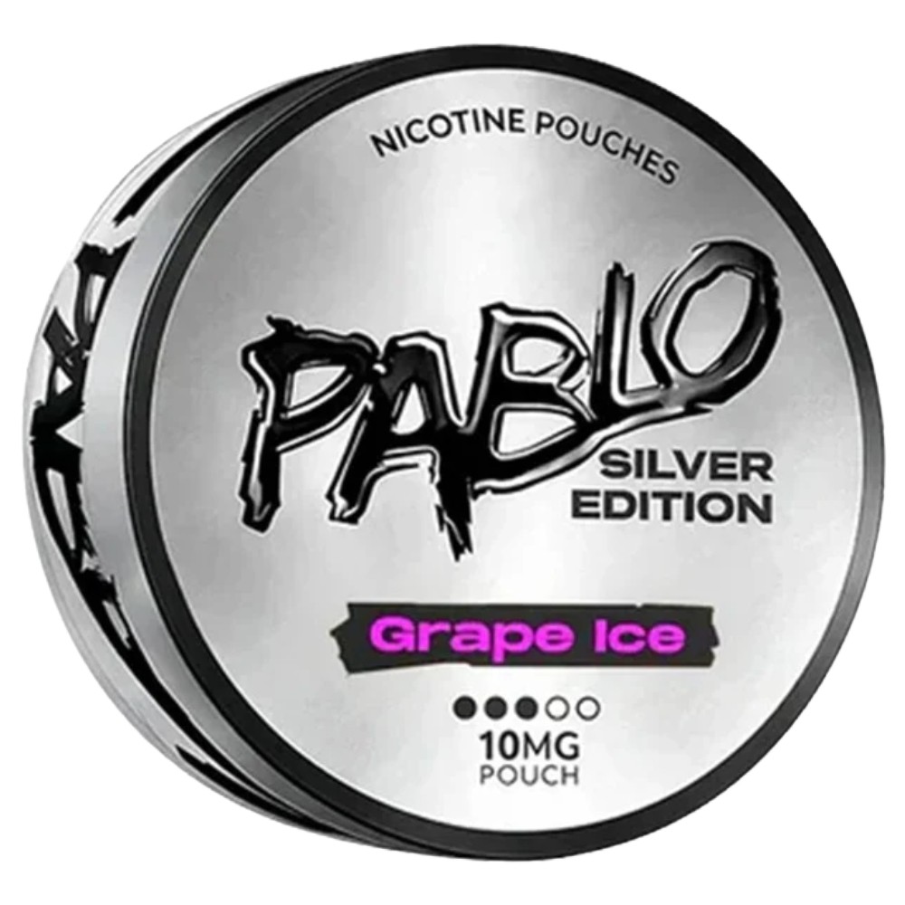 Pablo Silver Edition Grape Ice Nicotine Pouches 10mg