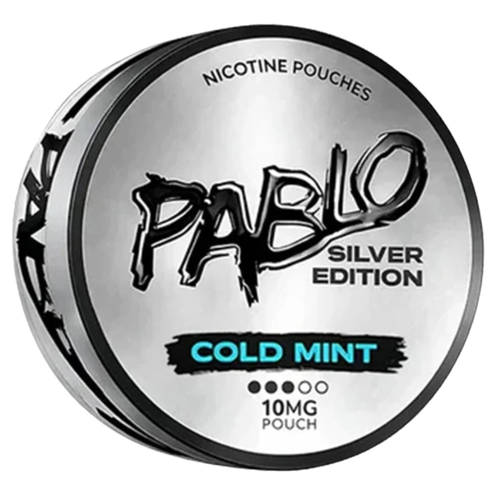 Pablo Silver Edition Cold Mint Nicotine Pouches 10mg