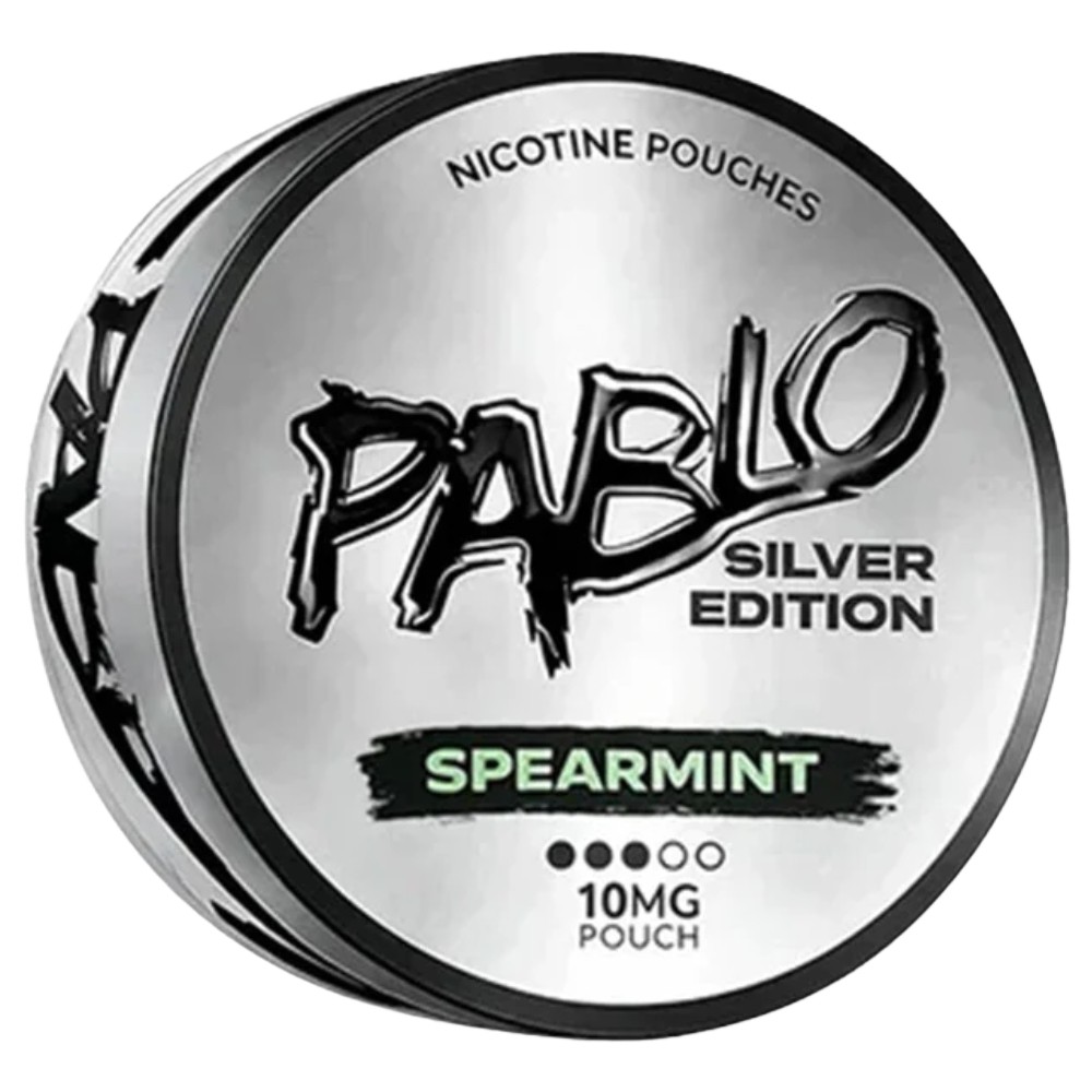 Pablo Silver Edition Spearmint Nicotine Pouches 10mg