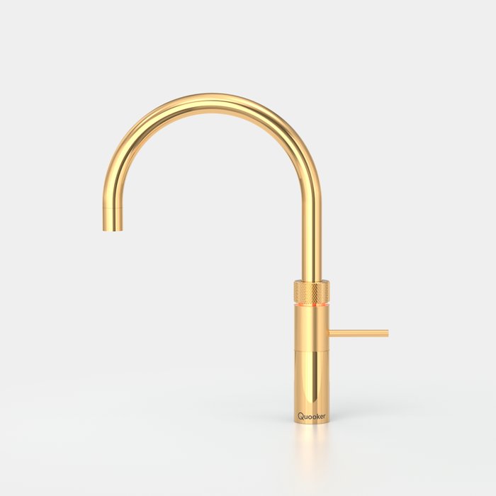 Quooker Fusion Round Gold 3L Boiling Tap Pro3