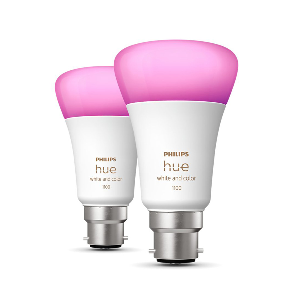 Philips Hue Colour B22 Twin Pack