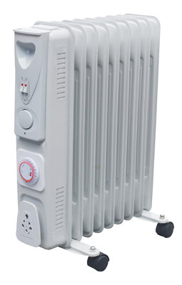 9 Fin Oil Filled Radiator With Timer 2Kw