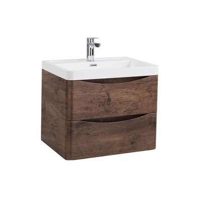 Bali Chestnut Wall Mounted Cabinet 600mm