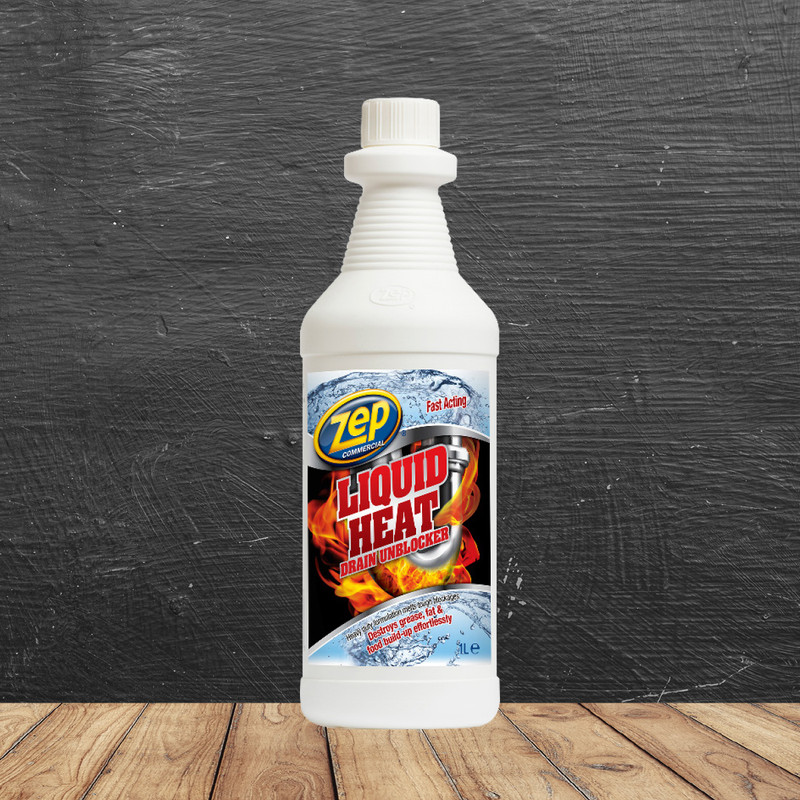 Zep Liquid Heat Drain Unblocker 1Lt