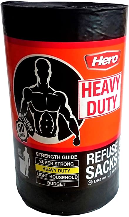 Hero 85Ltr Super Strong Refuse Sack 20S