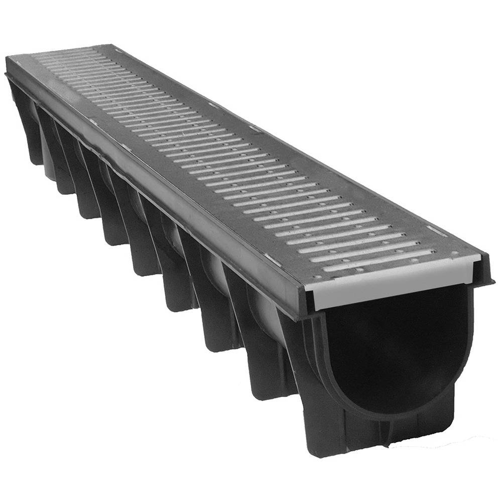 Hexdrain Galv. 1Mt Channel & Grating Pedestrian