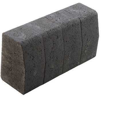 Bullnose Kerb Sett *Slate* 200x150x100mm