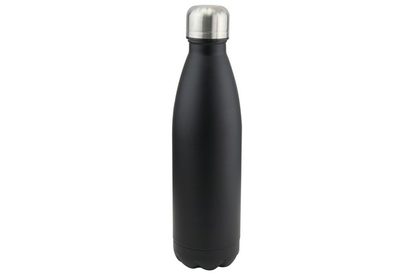 Flask 500Ml Black Stainless Steel