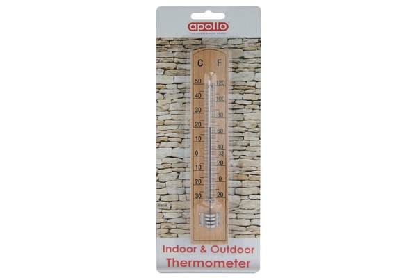 Wall Thermometer Beech