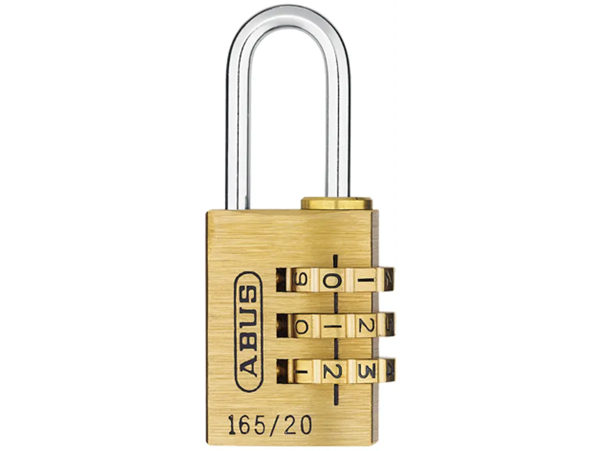 Abus 165 Series 20mm Combination Padlock Cd