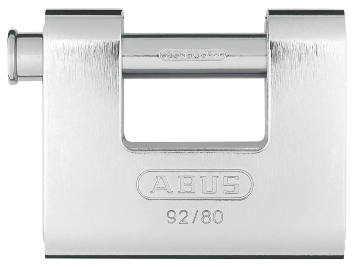 Abus 92 Series Monobloc 80mm Brass Shutter Lock Cd