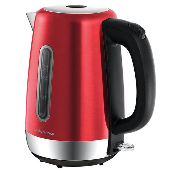 Morphy Richards Equip Metalic Kettle Red 1.5L 3Kw