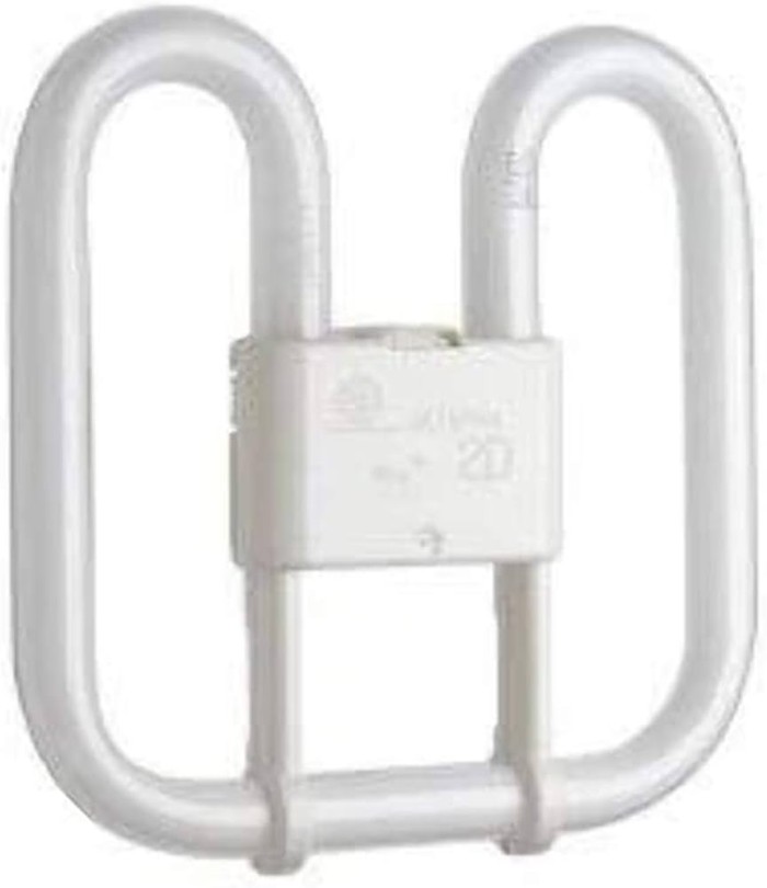 28W 2 Pin 2D Square Compact Fluorescent Bulb