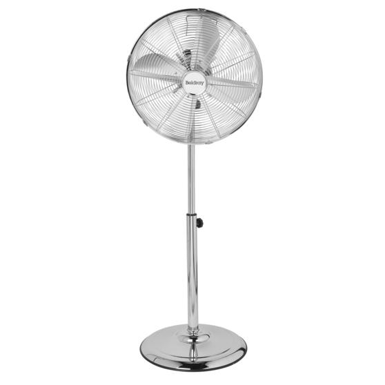 16" Chrome Pedestal Fan Beldray