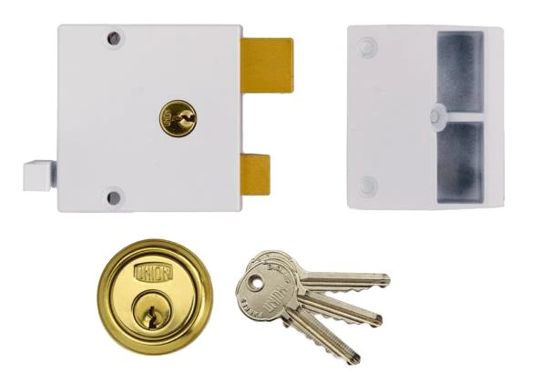 Union 1334 - Narrow Stile Drawback Lock Brass