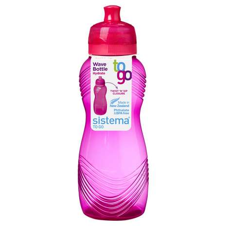 Sistema 600Ml Twist Wave Bottle