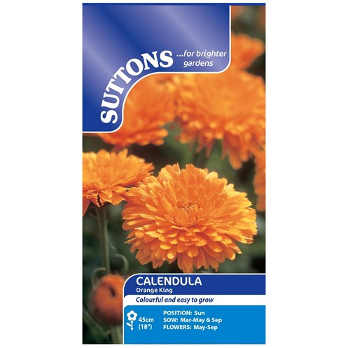 Suttons Calendula Orange King