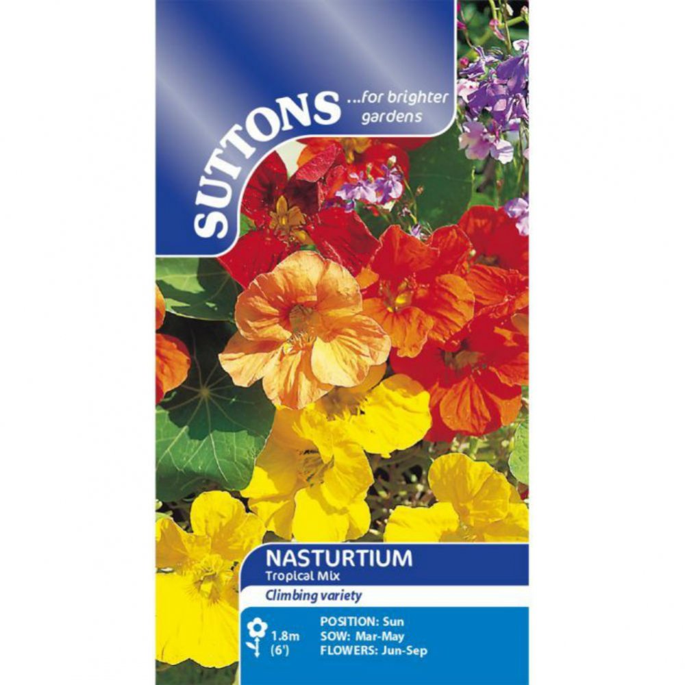 Suttons Nasturtium Tropical Mix