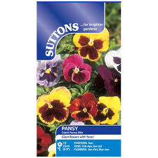 Suttons Pansy Giant Fancy Mix