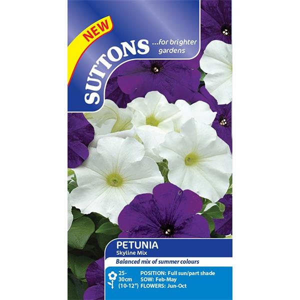 Suttons Petunia Skyline Mix