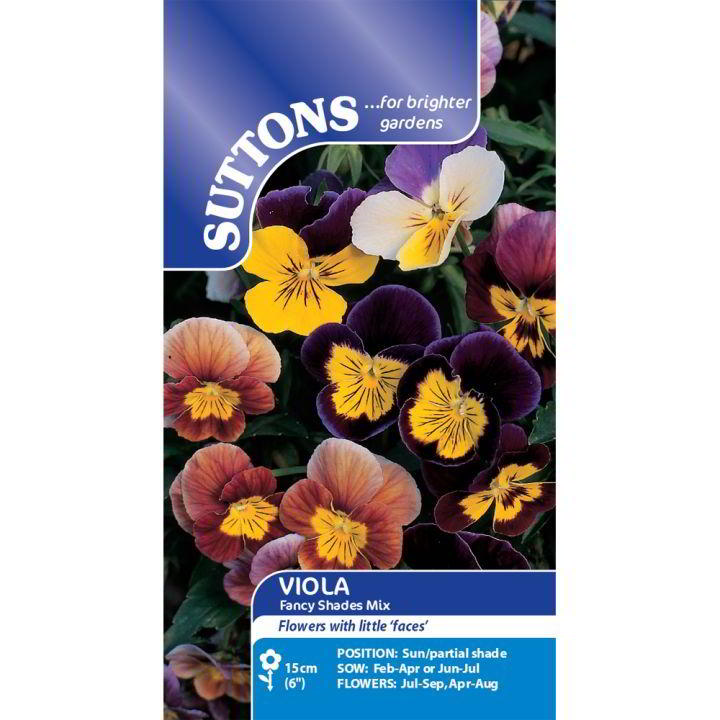 Suttons Viola Fancy Shades Mix