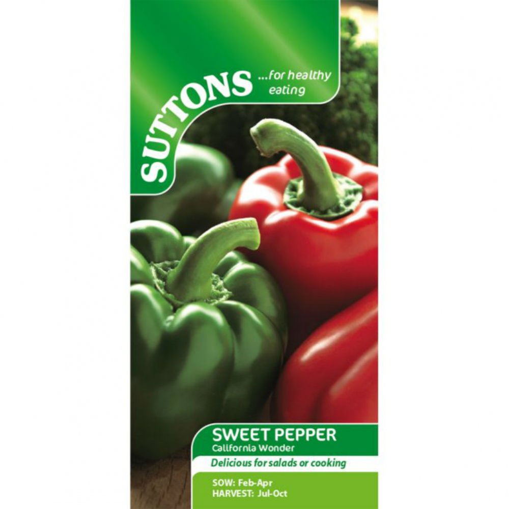Suttons Sweet Pepper California Wonder