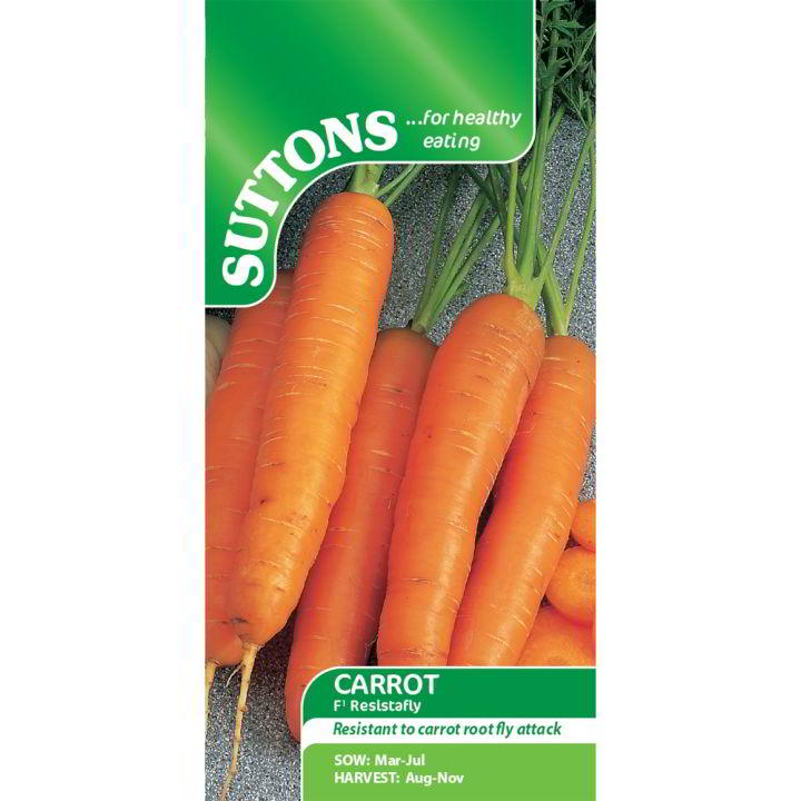 Seeds Suttons Carrot Resistafly F1