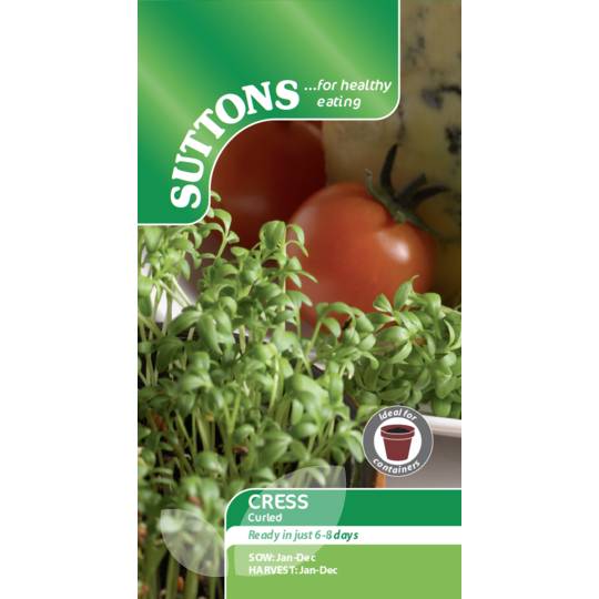 Seeds Suttons Cress Curled