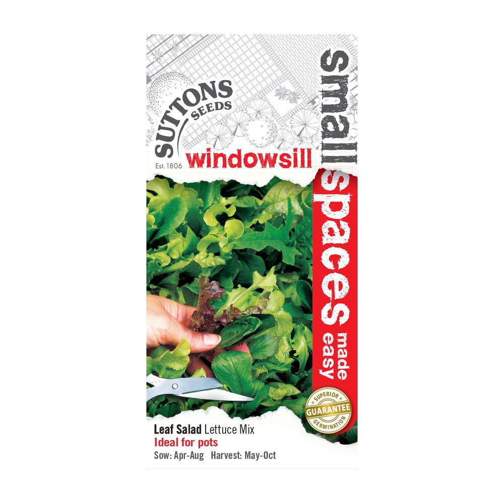 Suttons Leaf Salad Lettuce Mix Speedy Veg