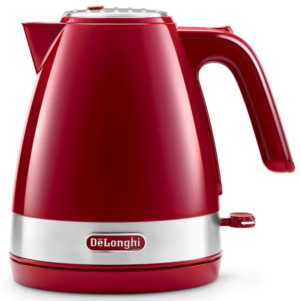 DeLonghi 1.7L Active Line Kettle Red
