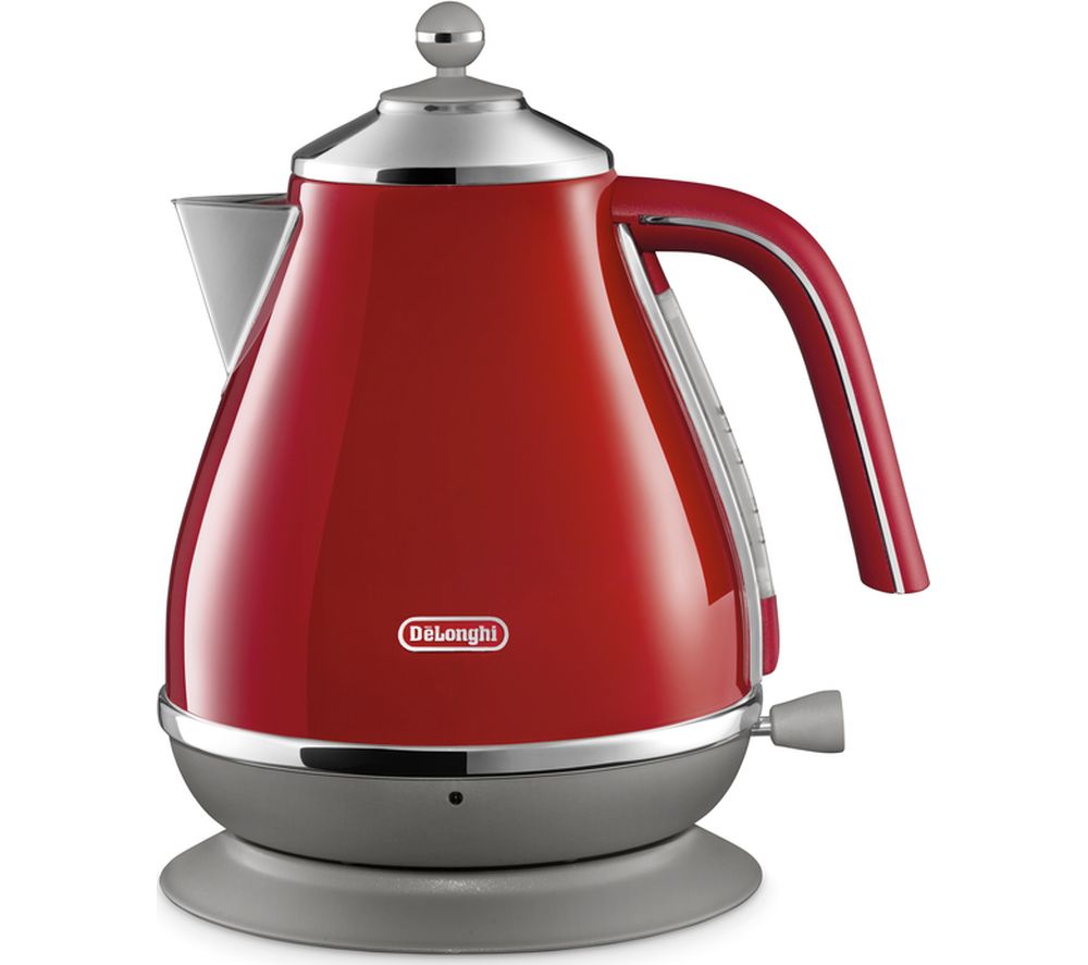 DeLonghi Icona Capitals 1.7L Red Kettle