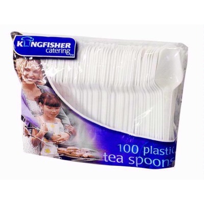 100 Pack Of Plastic Teaspoons