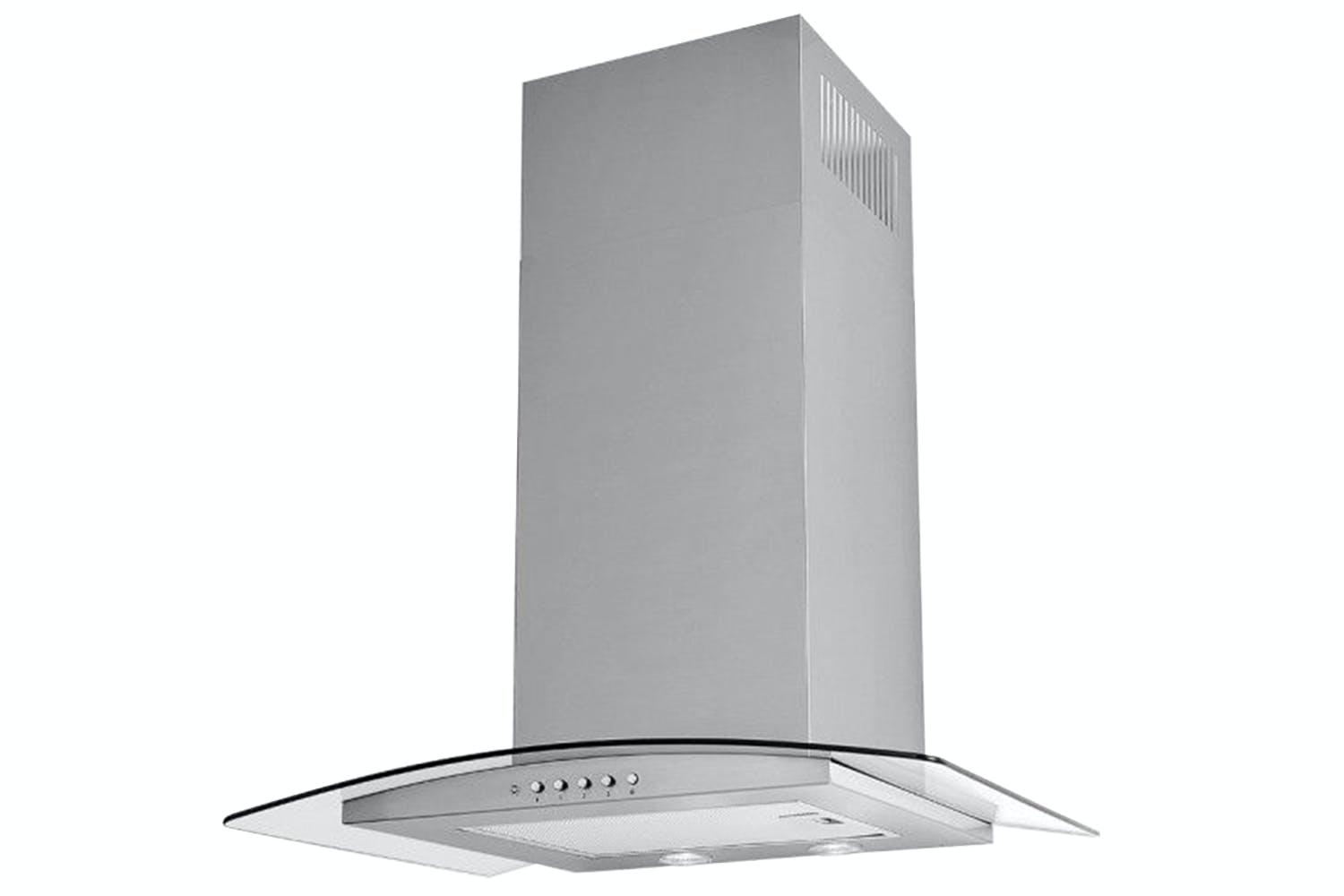 Luxair 80Cm Curved Glass Hood S/S 480M3/H
