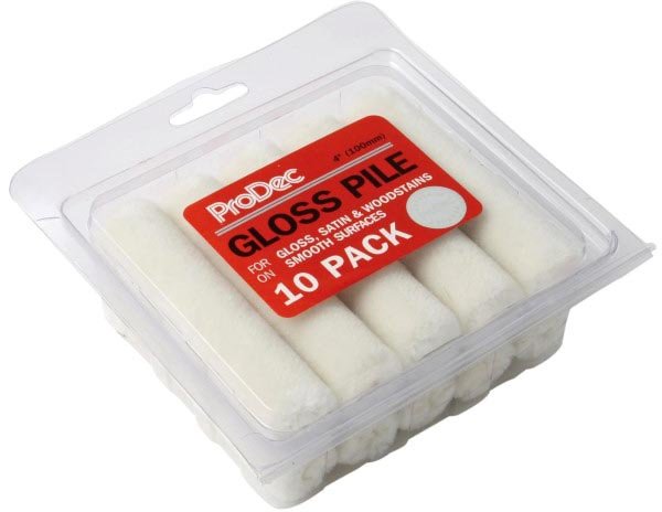Prodec"10pk 4"" Microfibre Refills - Gloss"