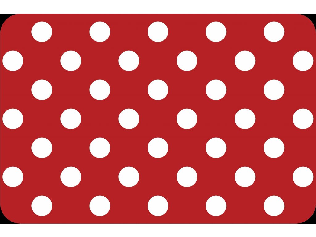 Placemats 29X44Cm Red Dot