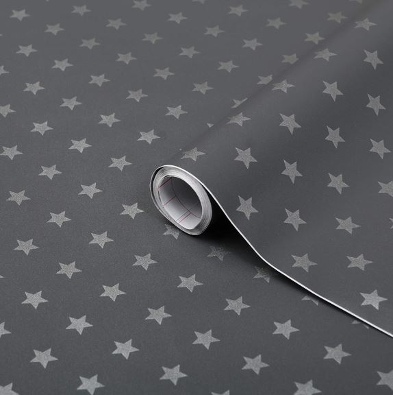 3460653 Dc Fix Self Adhesive 2mx45cm Stars Grey