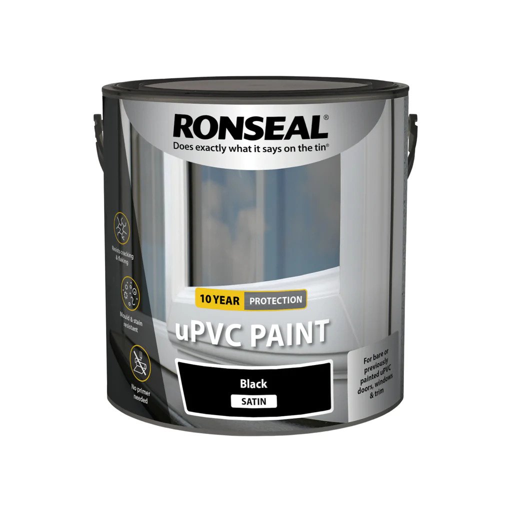 Ronseal Upvc Paint Black 2.5L